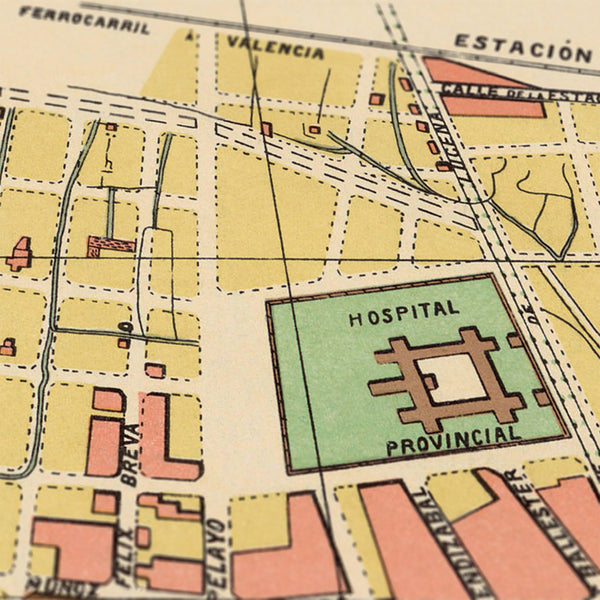 Castellón de la Plana en 1910 - Detalle