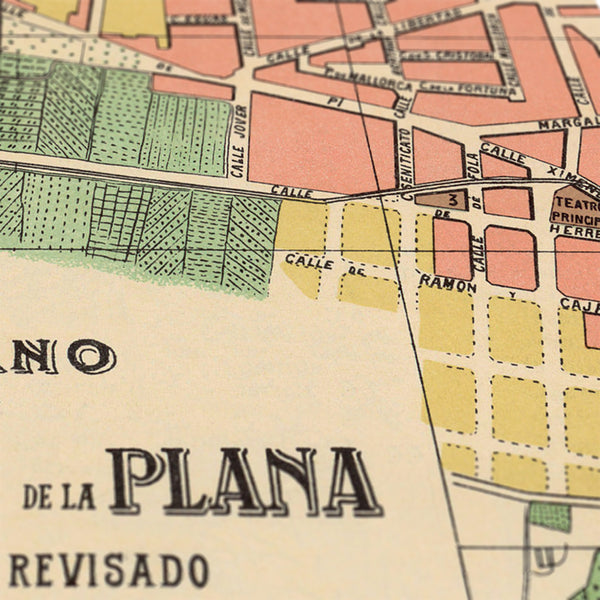Castellón de la Plana en 1910 - Detalle
