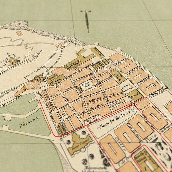 San Sebastián en 1910 - Detalle