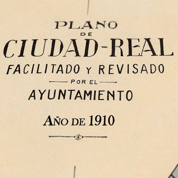 Ciudad Real en 1910 - Detalle