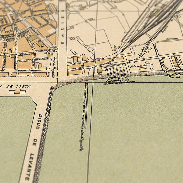 San Sebastián en 1910 - Detalle