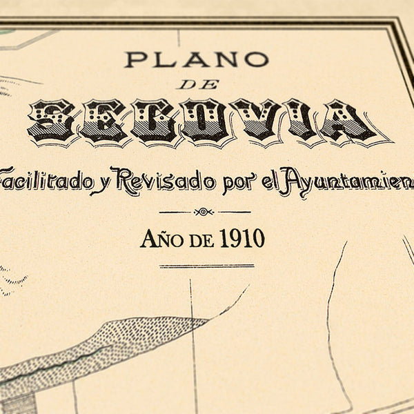 Segovia en 1910 - Detalle