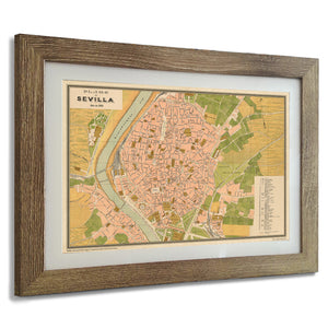 Sevilla en 1910 - Enmarcado