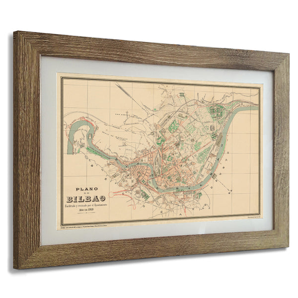 Bilbao en 1910 - Enmarcado
