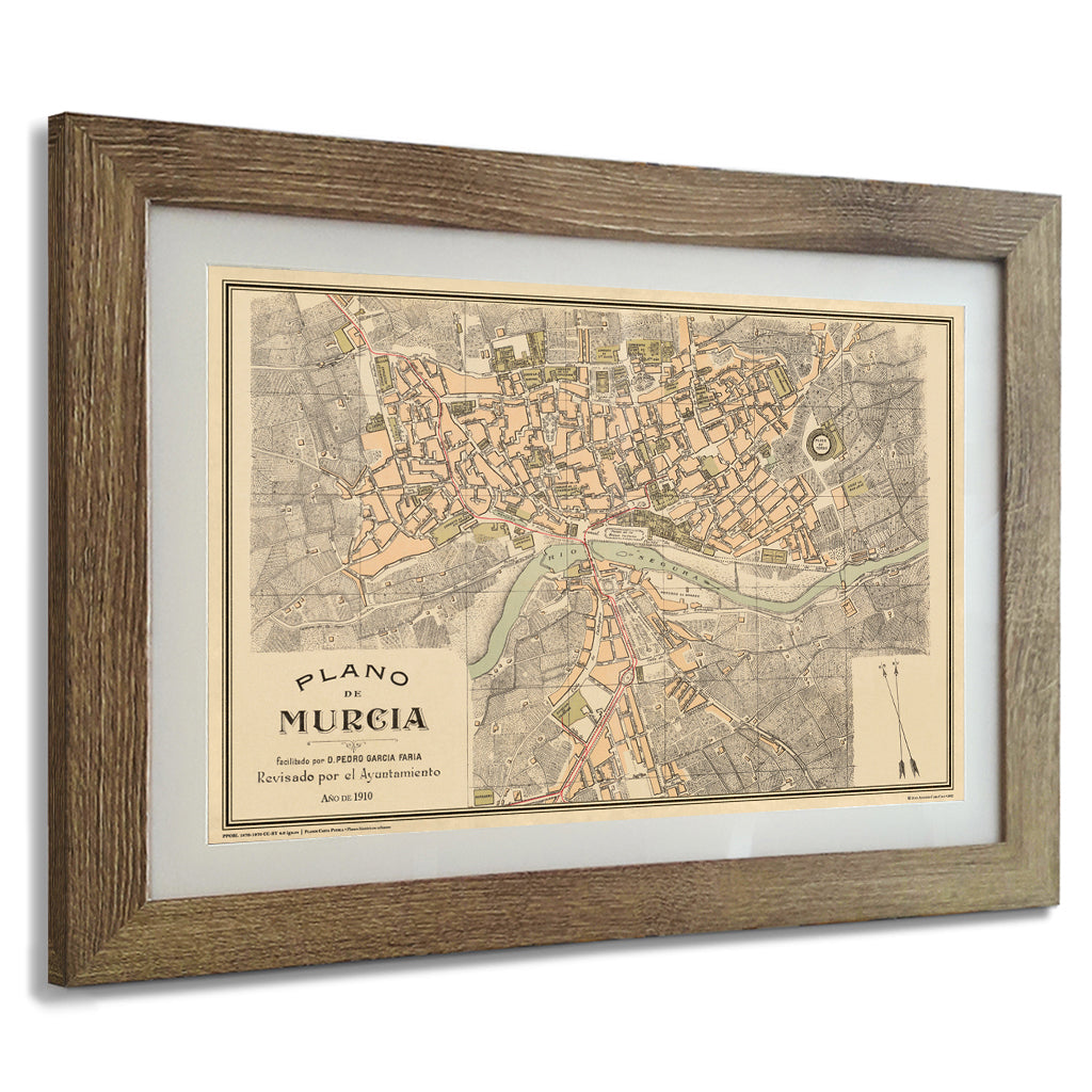 Murcia en 1910 - Enmarcado