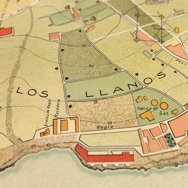 Santa Cruz de Tenerife en 1917 - Detalle